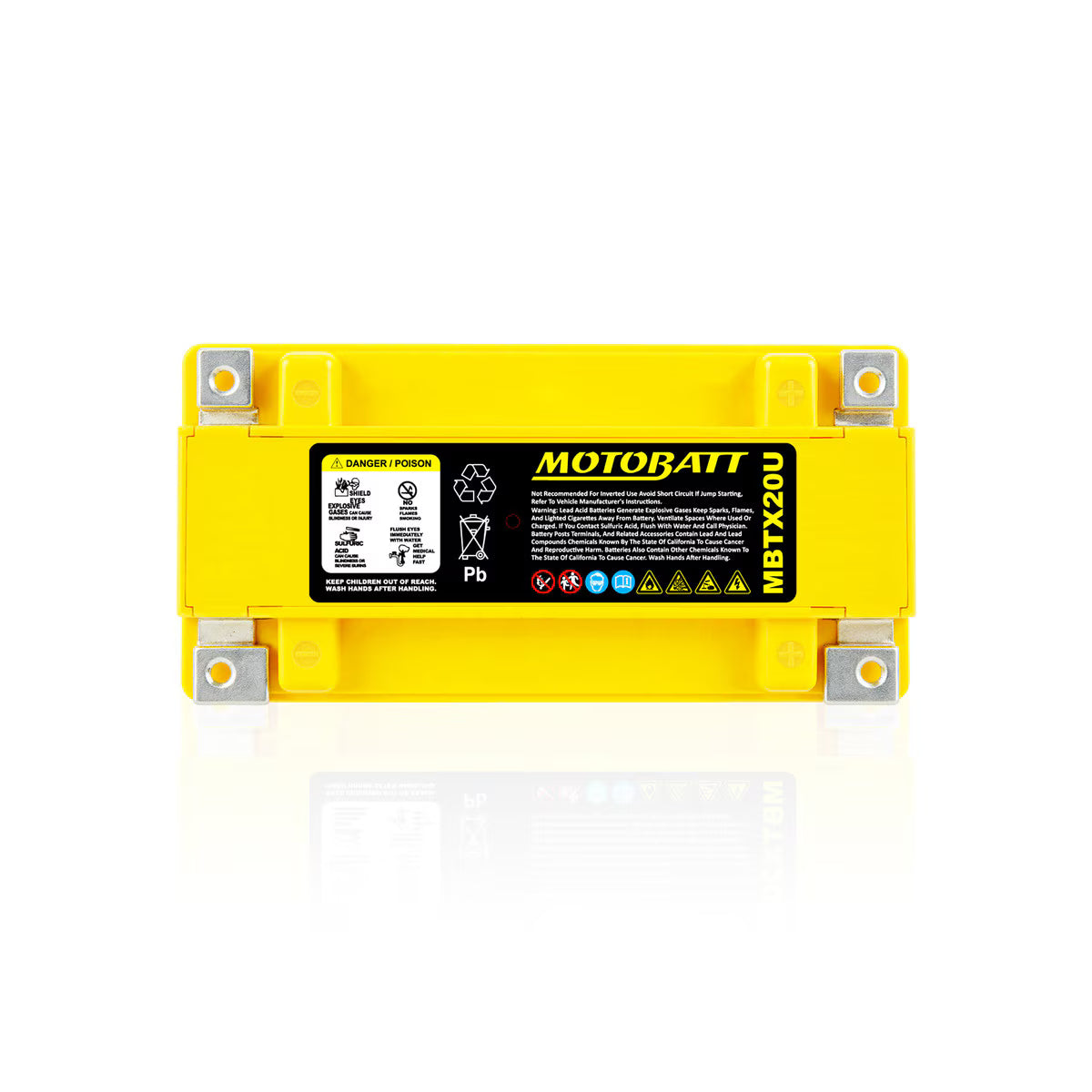 MBTX20U Motobatt 12V AGM Battery