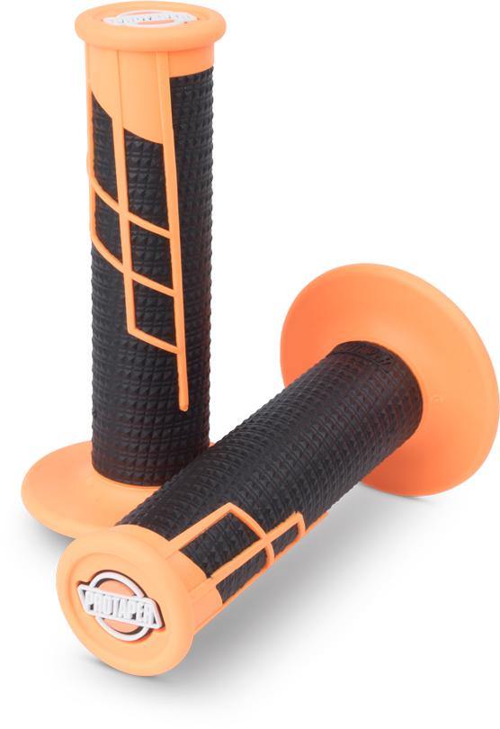 Clip On 1/2 Waffle Orange/black - PTH-X02-1665