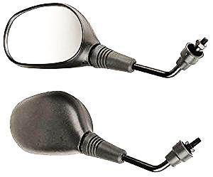 Mirror Set Scooter Black 8MM Thread - MIR-SCOOT-M8