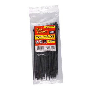 Craft Nylon Cable Ties 4.8mmX200m - TCCT48200-100B
