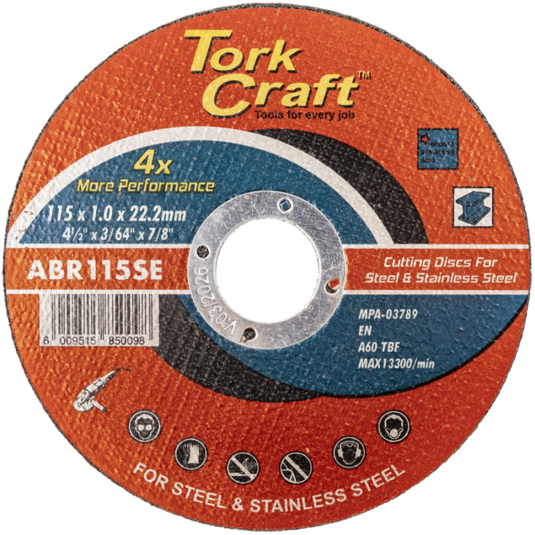 Craft Cutting Disc Steel & SS 115x1.0 - ABR115S-2-10P