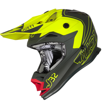 Just1 2023 Youth J32 Vertigo - Grey/Red/Fluo Yellow - EMD Online