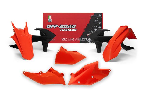 Plastics Kit Pcs With Left Airbox Cover Orange bl - R-KITKTM-OEM-417