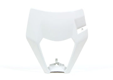 Front Headlight Replacement Plastic White - R-MASKKTMBN17