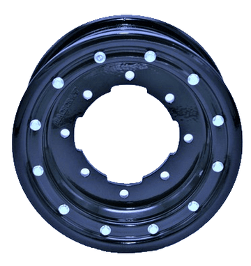 Rim Rear 10" X 8" Beadlock Silver - RC-RIM-10X8S