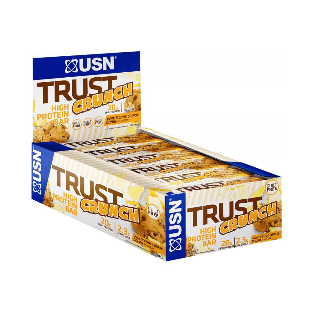 USN TRU015 Trust Crunch Protein Bar White Chocolate Cookie Dough