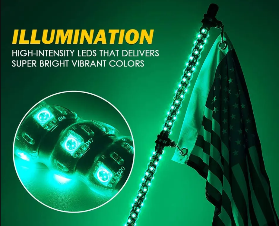 1.5M - LED Whip Lights - RC-WHIP-LED-LIGHT