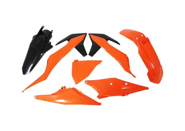 Plastics Kit Pcs With Left Airbox Cover Orange bl - R-KITKTM-OEM-420