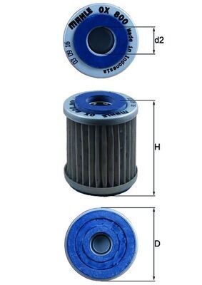 Mahle OX800 Oil Filter