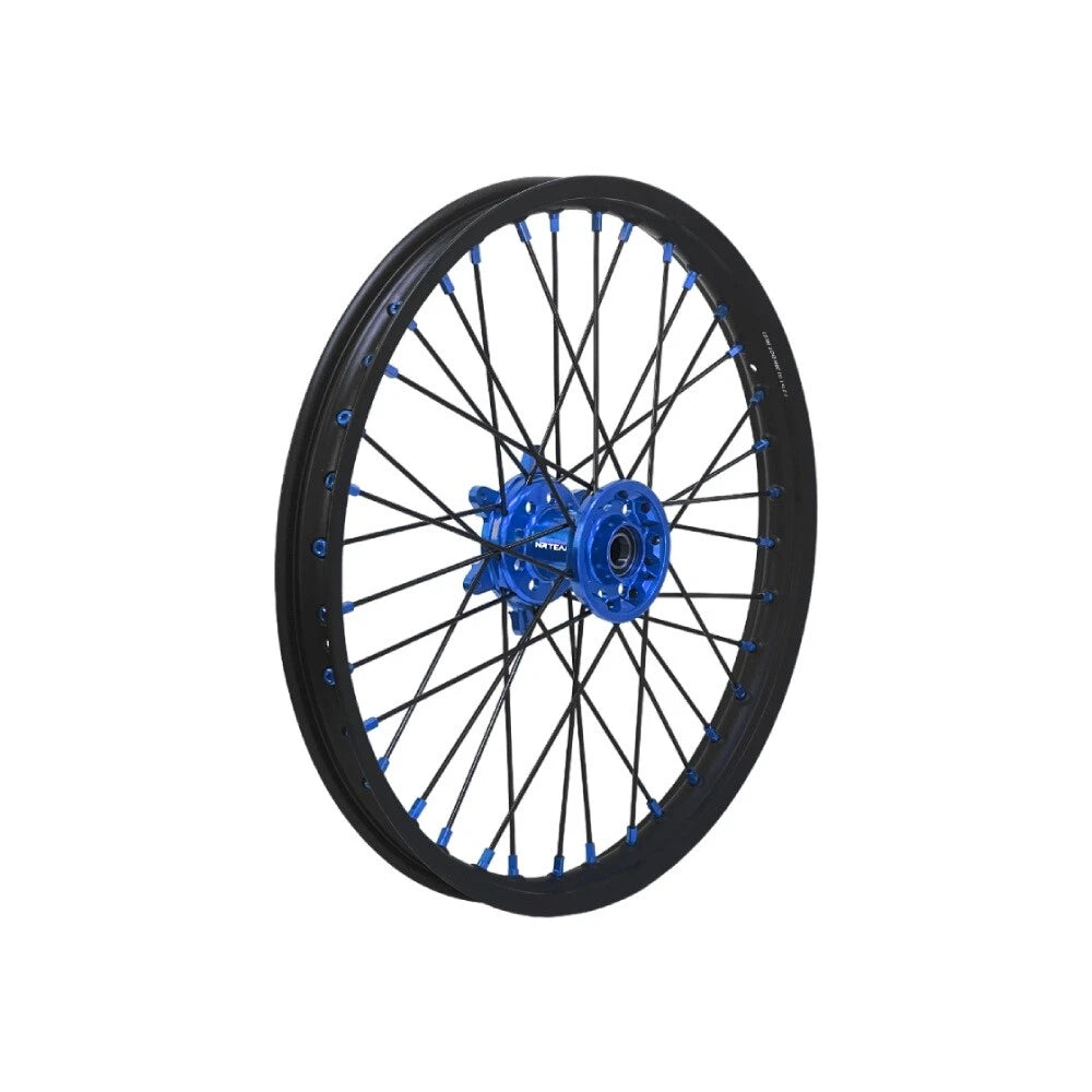 Front Wheel 1.6x21 Blue Hub  - RC-WHEEL-FRONT-YAMAHA-B