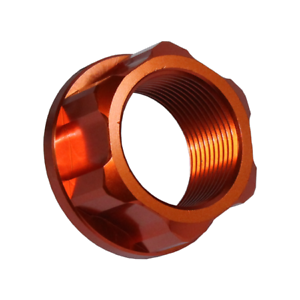 Rear Axle Nut Orange - RC-PJ014-OR
