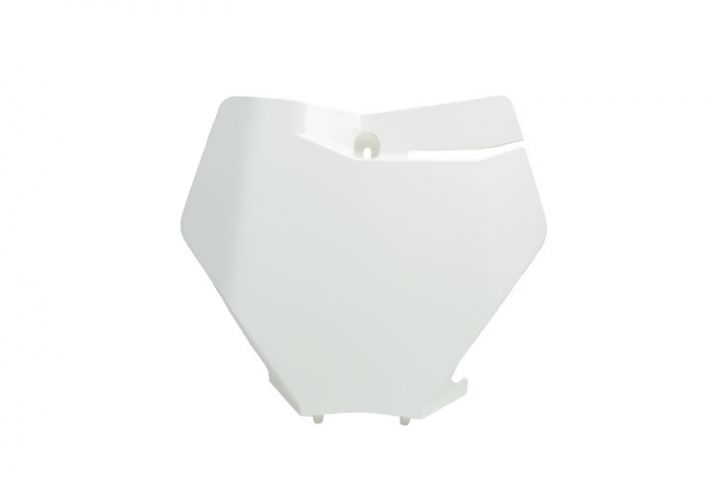 Front Number Plate White - R-TBKTMBN0019