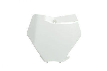 Front Number Plate White - R-TBKTMBN0019