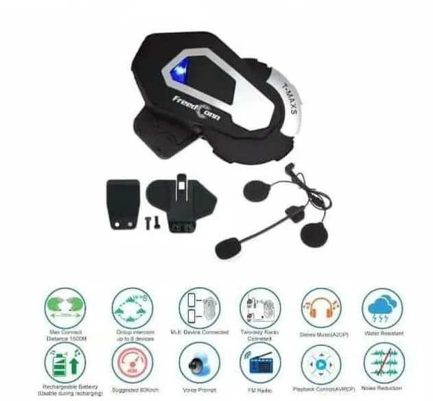 T-max S Pro Complete Bluetooth Com System - RC-TMAX-COM