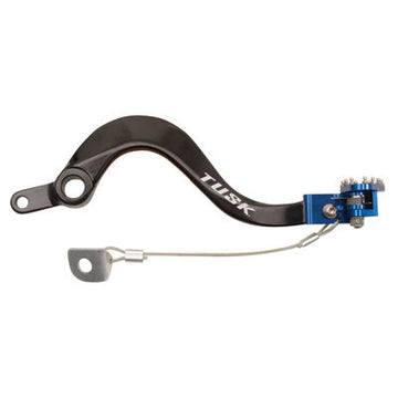 Tusk Aluminum Brake Pedal Blue Tip
