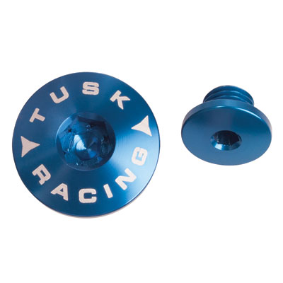 Tusk Billet Aluminum Engine Plug Kit  Blue