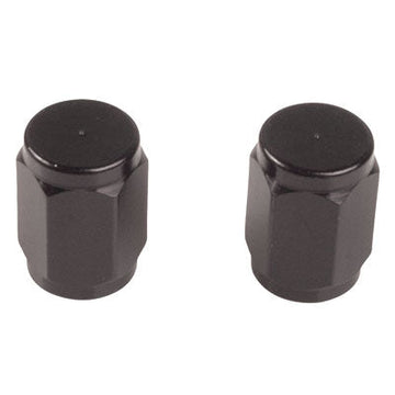Tusk Billet Aluminum Valve Stem Caps  Black