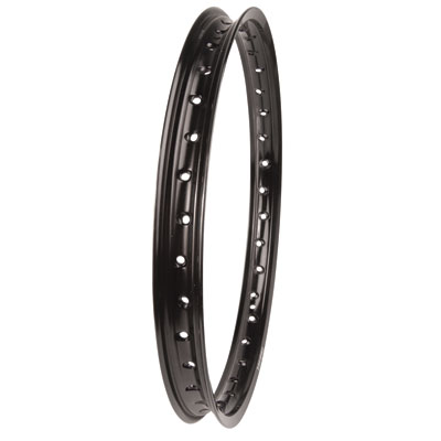 Tusk Impact Rim - Rear 28 Spoke Hole, 16 x 1.85 Black