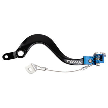 Tusk Aluminum Brake Pedal Blue Tip