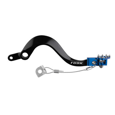 Tusk Aluminum Brake Pedal Blue Tip