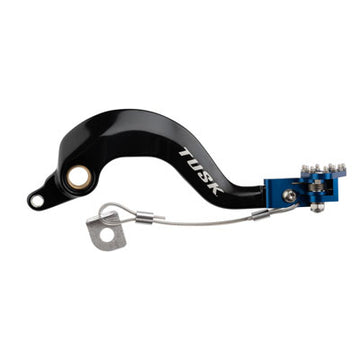 Tusk Aluminum Brake Pedal Blue Tip