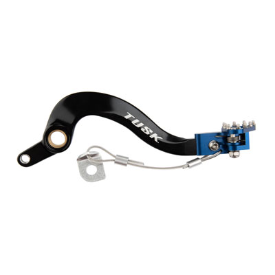 Tusk Aluminum Brake Pedal Blue Tip