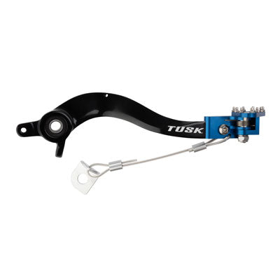 Tusk Aluminum Brake Pedal Blue Tip