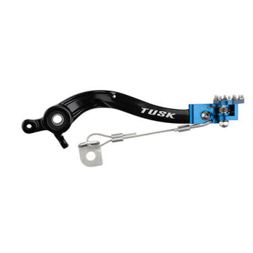 Tusk Aluminum Brake Pedal Blue Tip