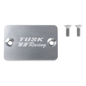 Tusk Anodized Front Brake Reservoir Cap Silver
