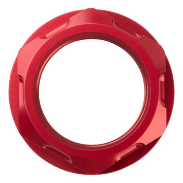 Tusk Billet Aluminum Steering Stem Nut  Red