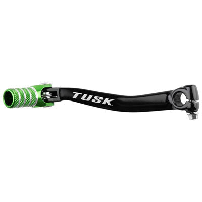 Tusk Folding Shift Lever  Black/Green Tip