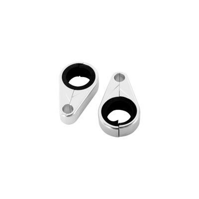 Tusk Billet Brake Line Clamps  Silver