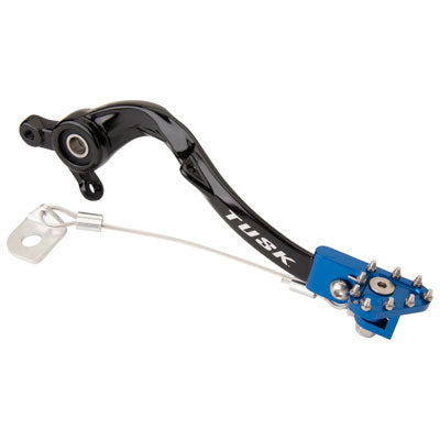 Tusk Aluminum Brake Pedal Blue Tip