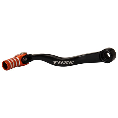 Tusk Folding Shift Lever  Black/Orange Tip