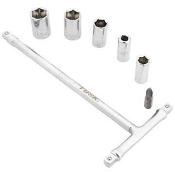 Tusk 3-Way Mini T-Handle Wrench Tool Kit 1/4" Drive