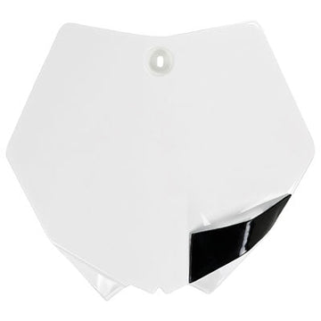 UFO Front Number Plate  White