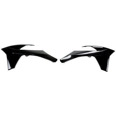 UFO Radiator Scoops  Black