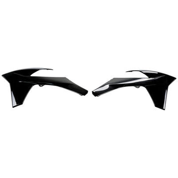 UFO Radiator Scoops  Black
