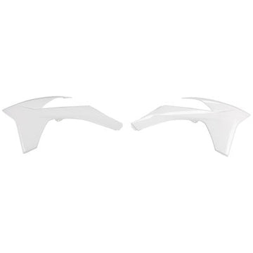 UFO Radiator Scoops  White