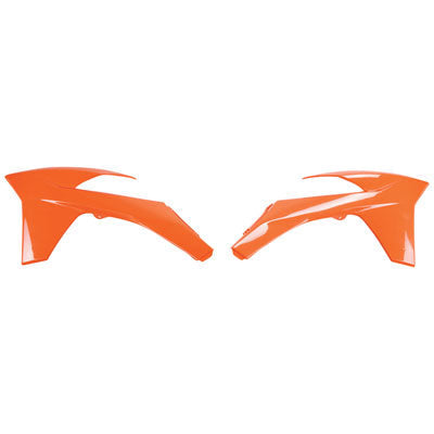 UFO Radiator Scoops  KTM Orange