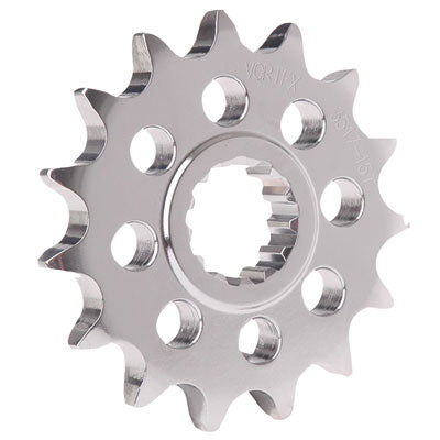 Vortex 525 Steel Front Sprocket 15 Tooth Silver