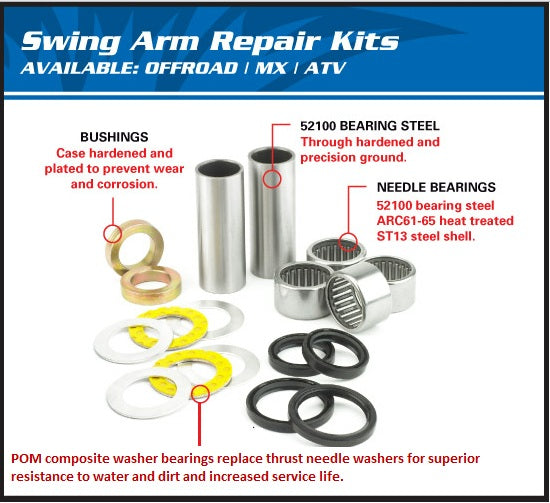 Swing Arm Seal Kit - 28-1127