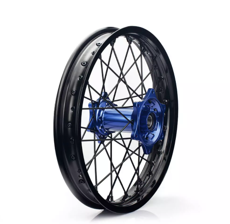 Rear Wheel 2.15x18 - Blue Hub - RC-WHEEL-REAR-YAMAHA